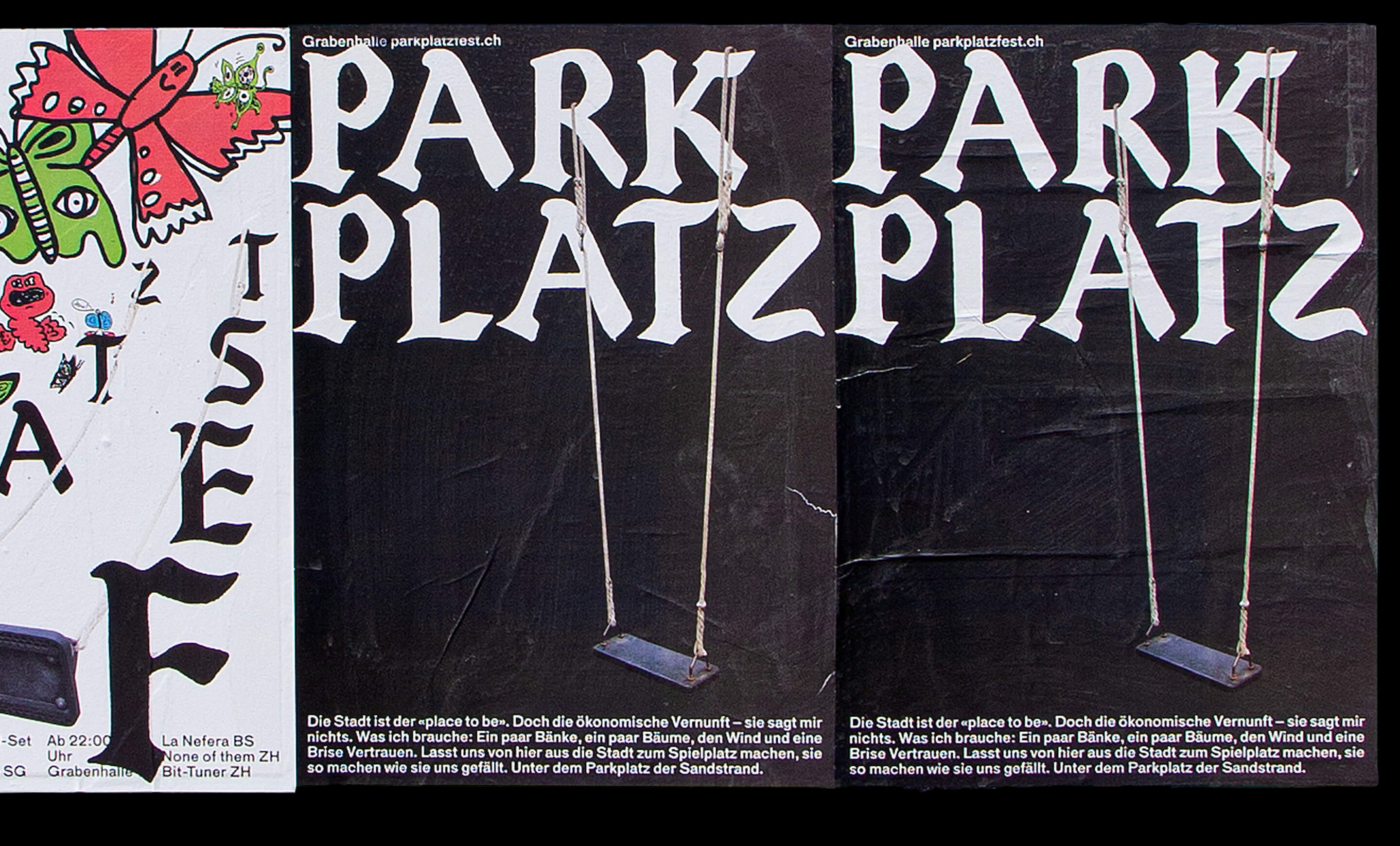 Plakatgestaltung Parkplatzfest