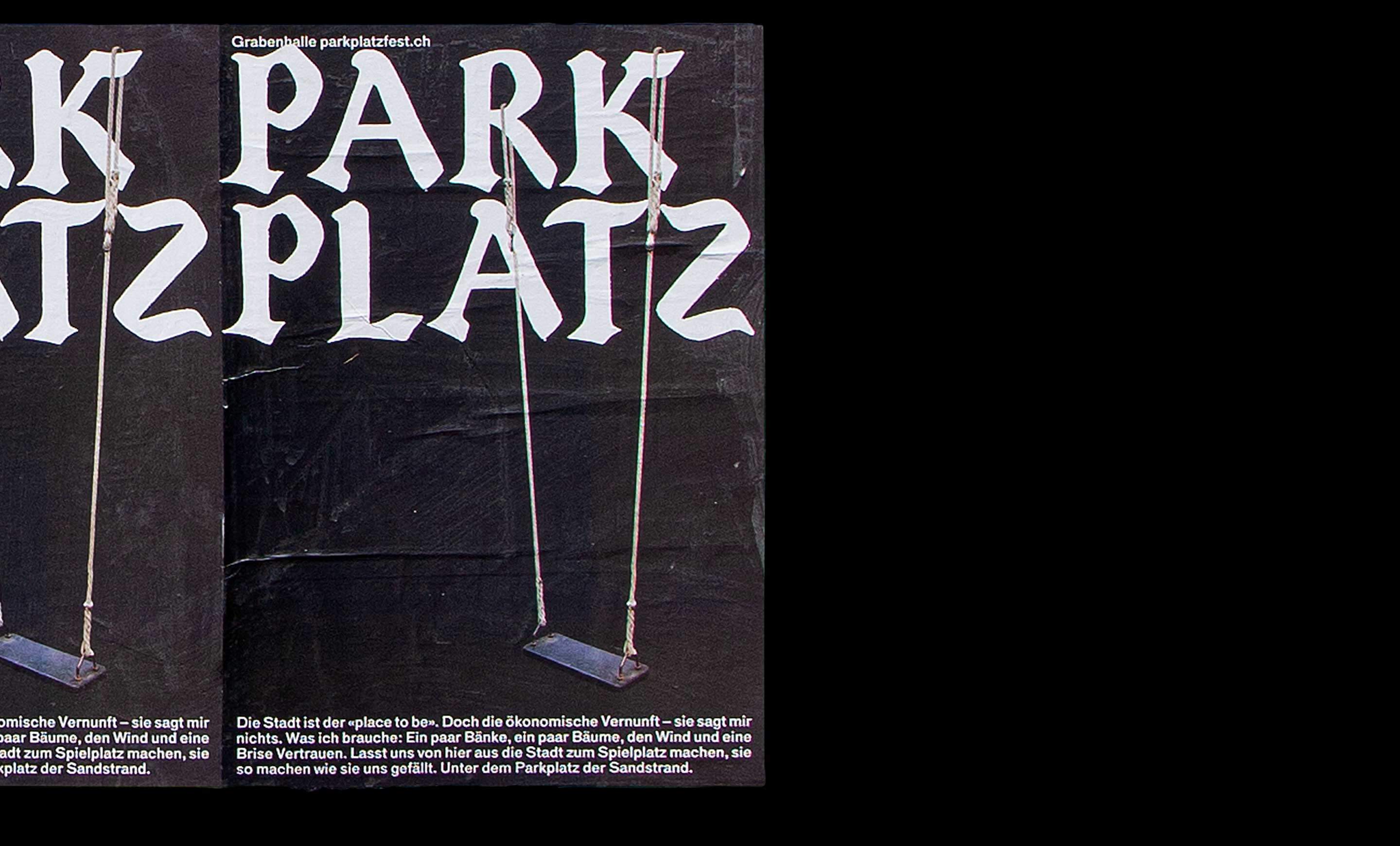 Plakatgestaltung Parkplatzfest