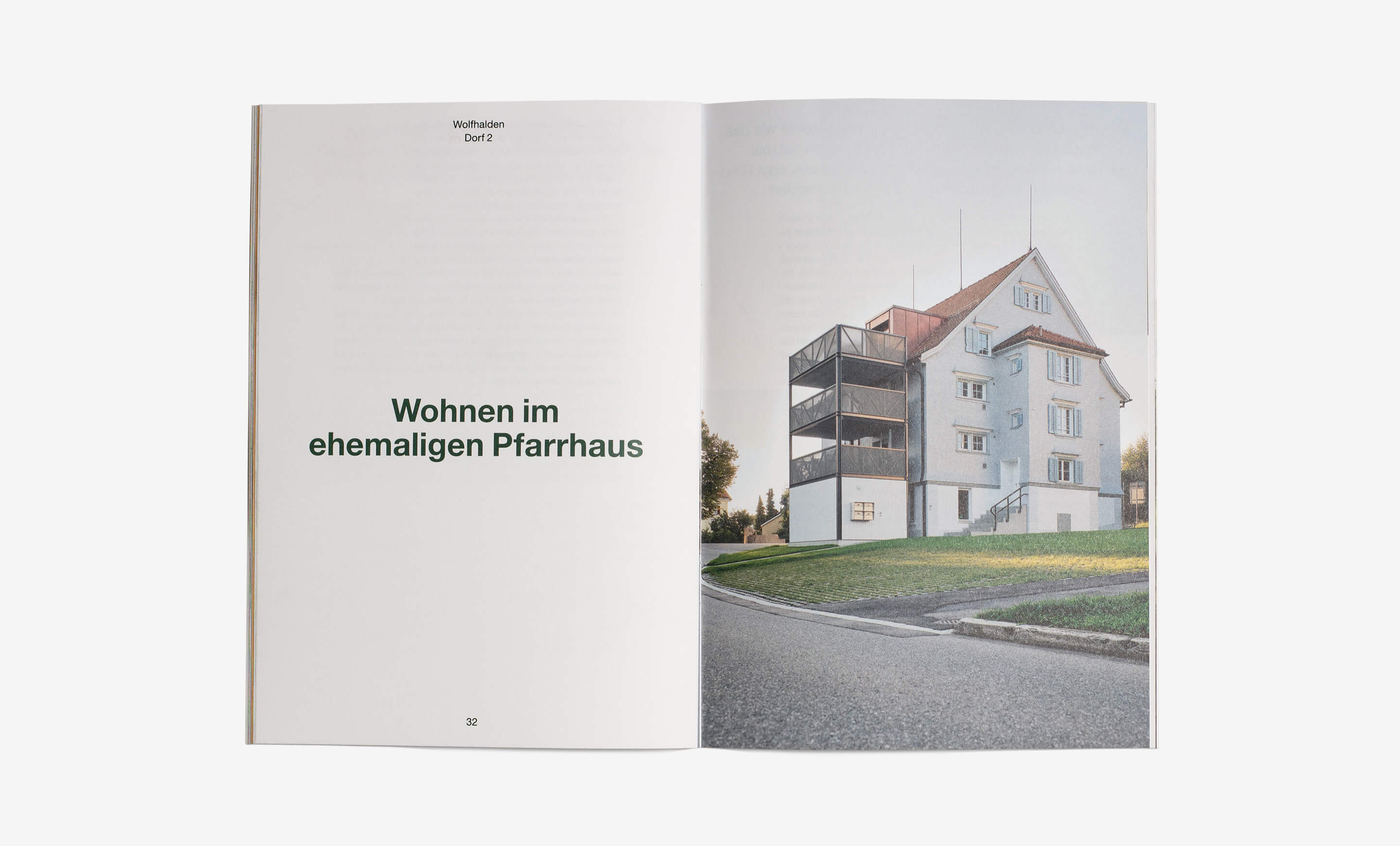 Editorial Design Wohnen im Zentrum