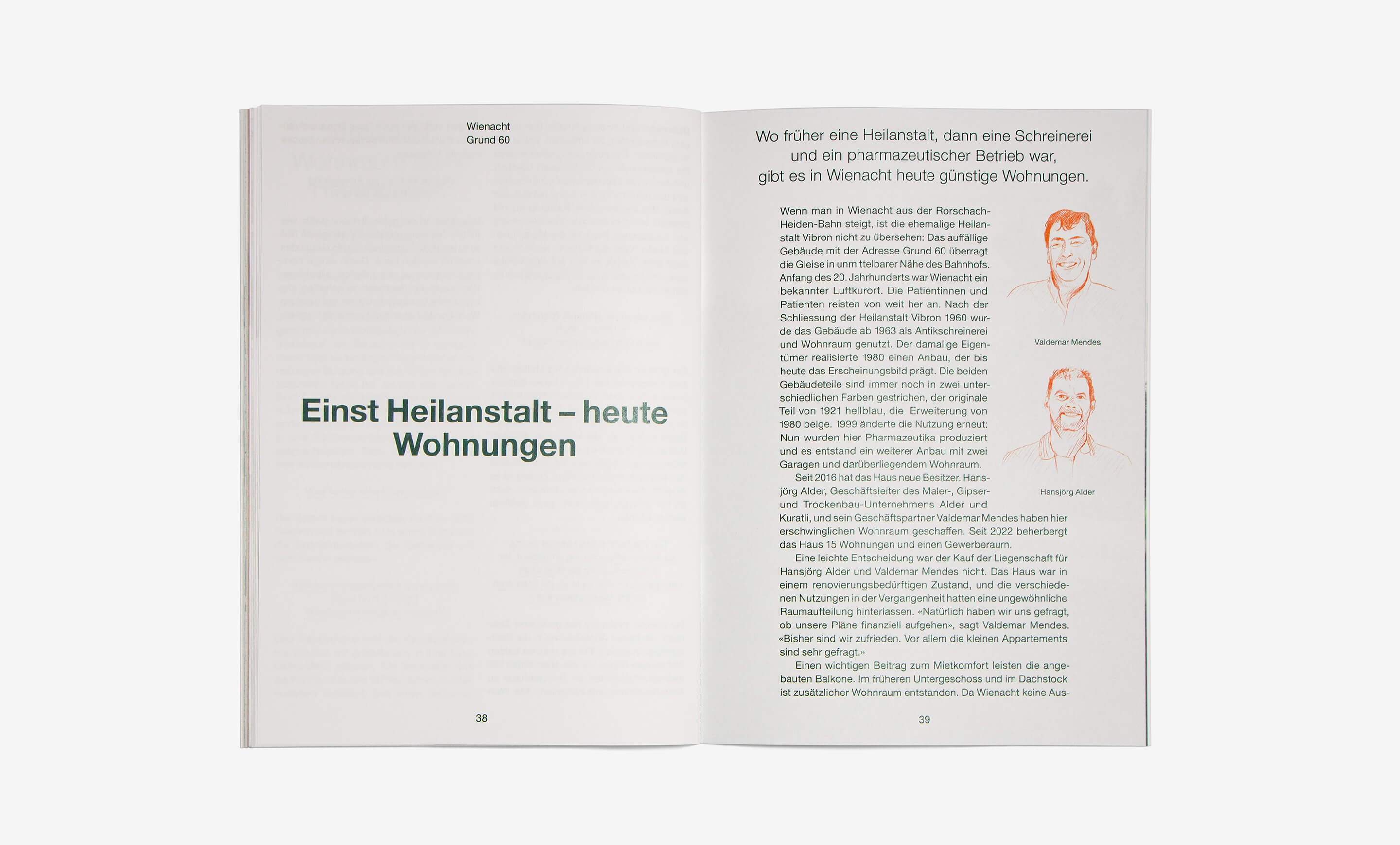 Editorial Design Wohnen im Zentrum