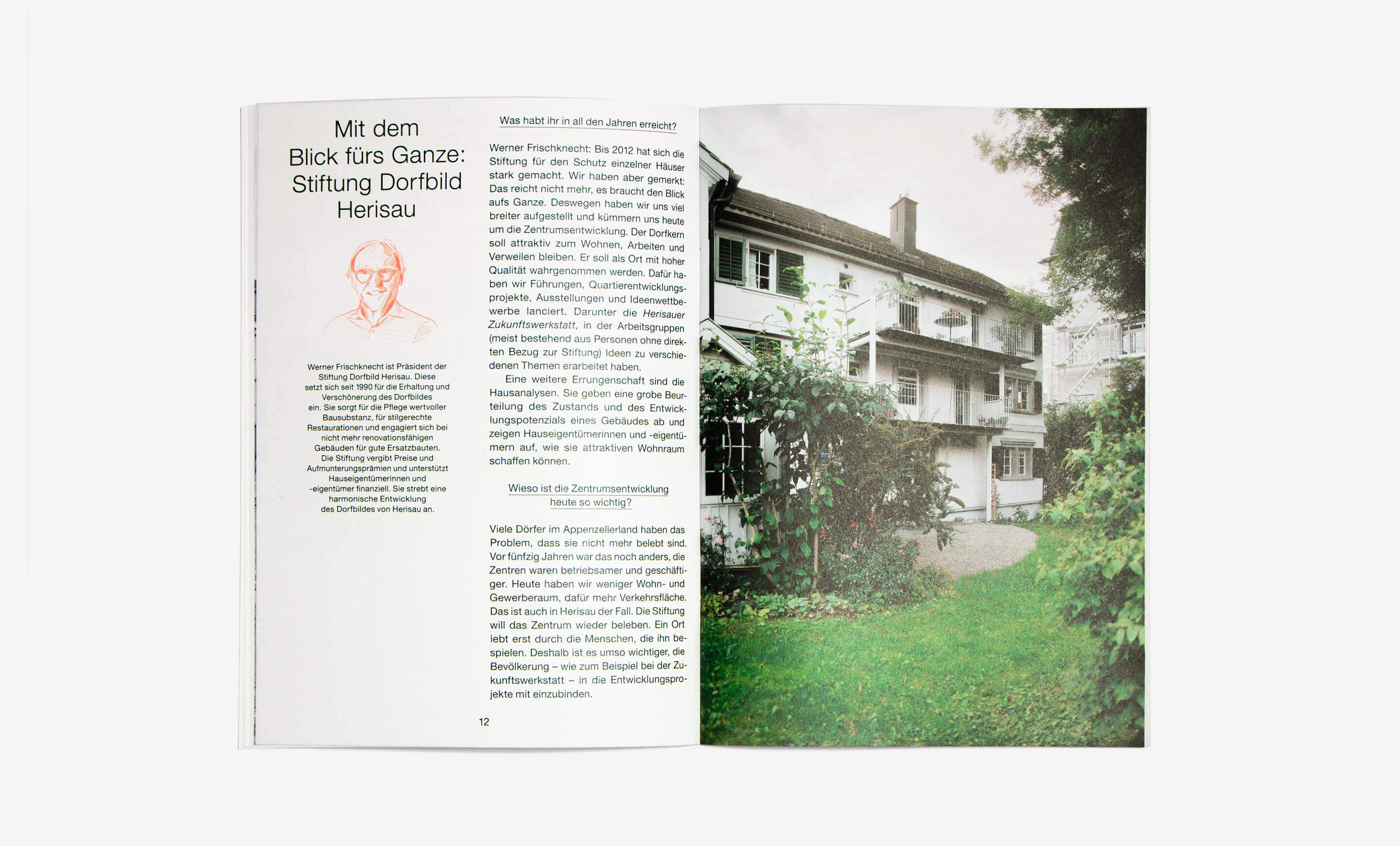 Editorial Design Wohnen im Zentrum